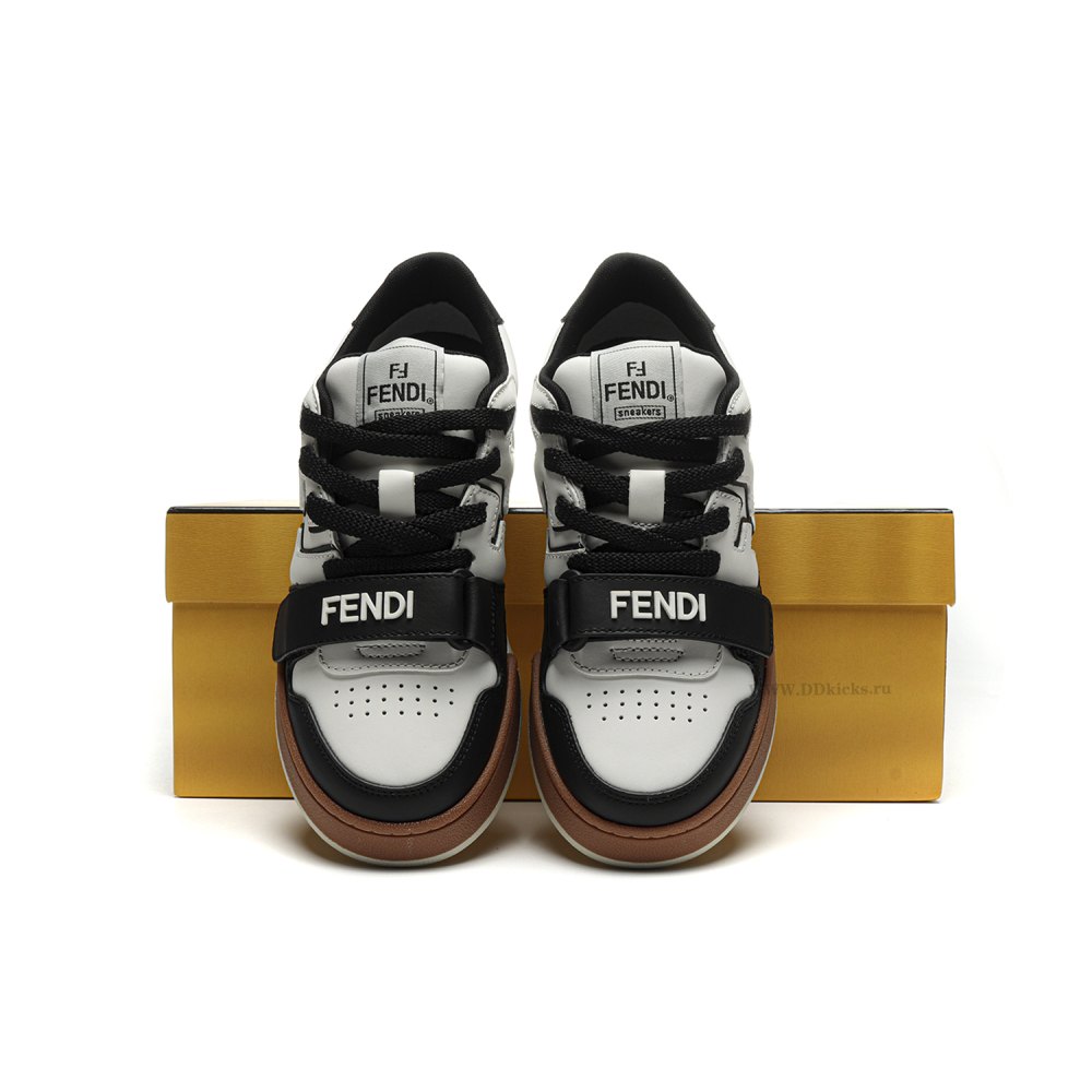 DD Fend1 Match Leather White/Black