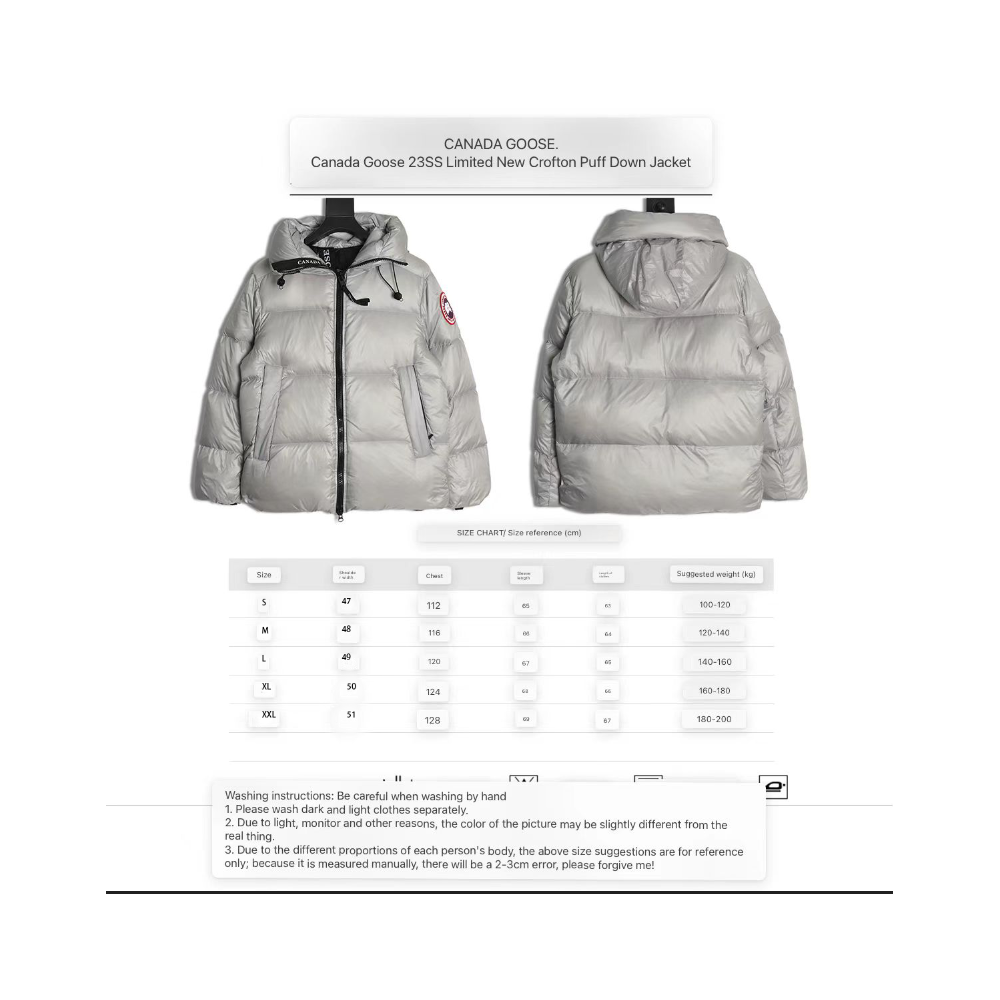 DDkicks Cana* Goose Silver gray  Crofton Puffer