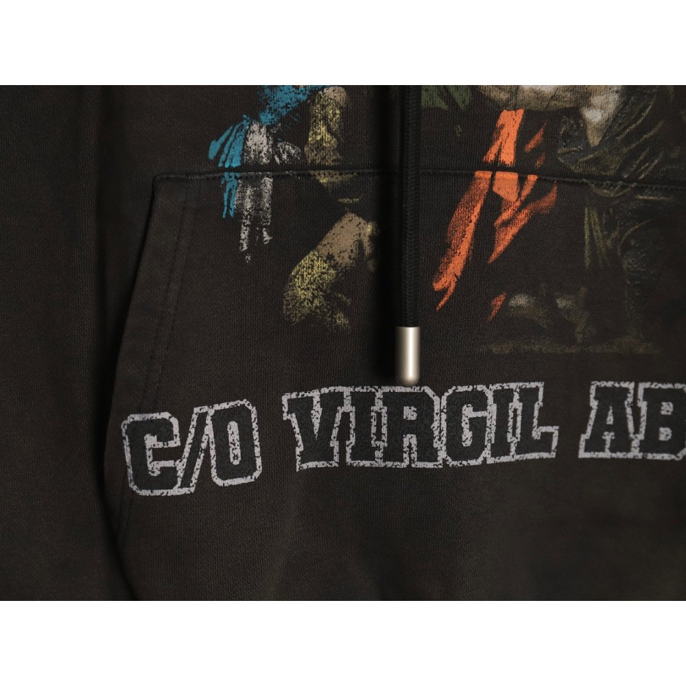 DDKicks Off-white OW Washed Religious Hoodie