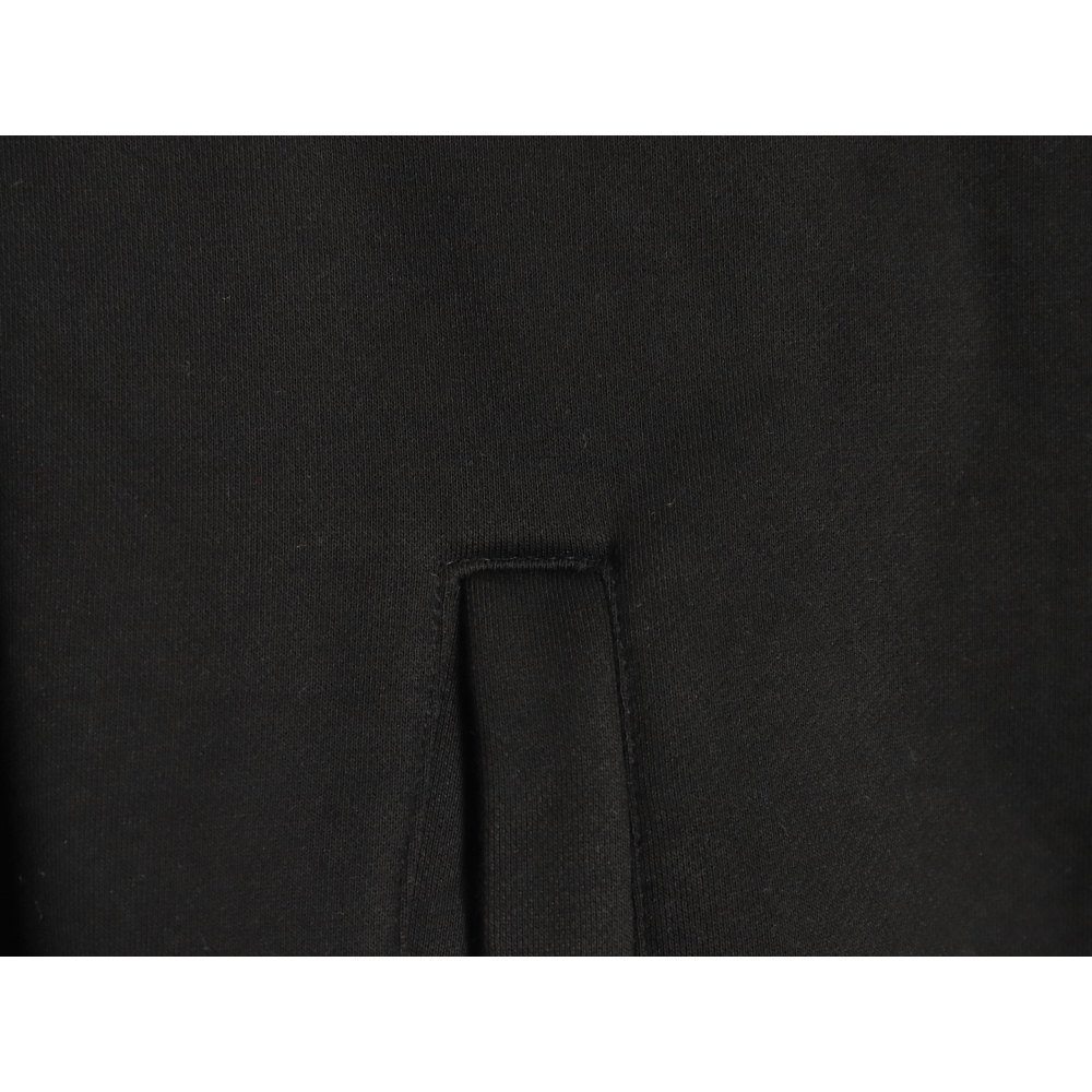 DDKicks Calvin Klein Black  Embroidered Letter Hidden Button Hooded Sweatshirt Women's