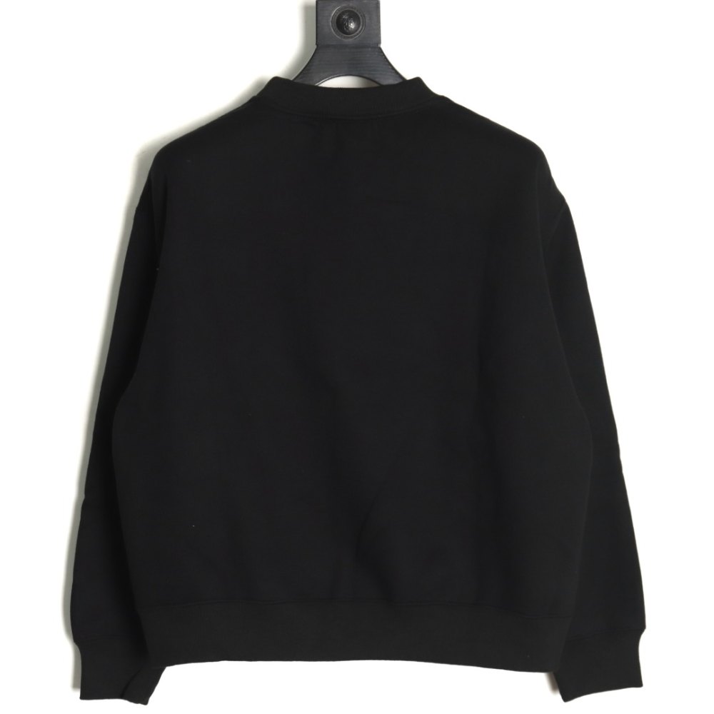 Nike x Stussy Nike Stussy co-branded 23SS plush sweatshirt  Black