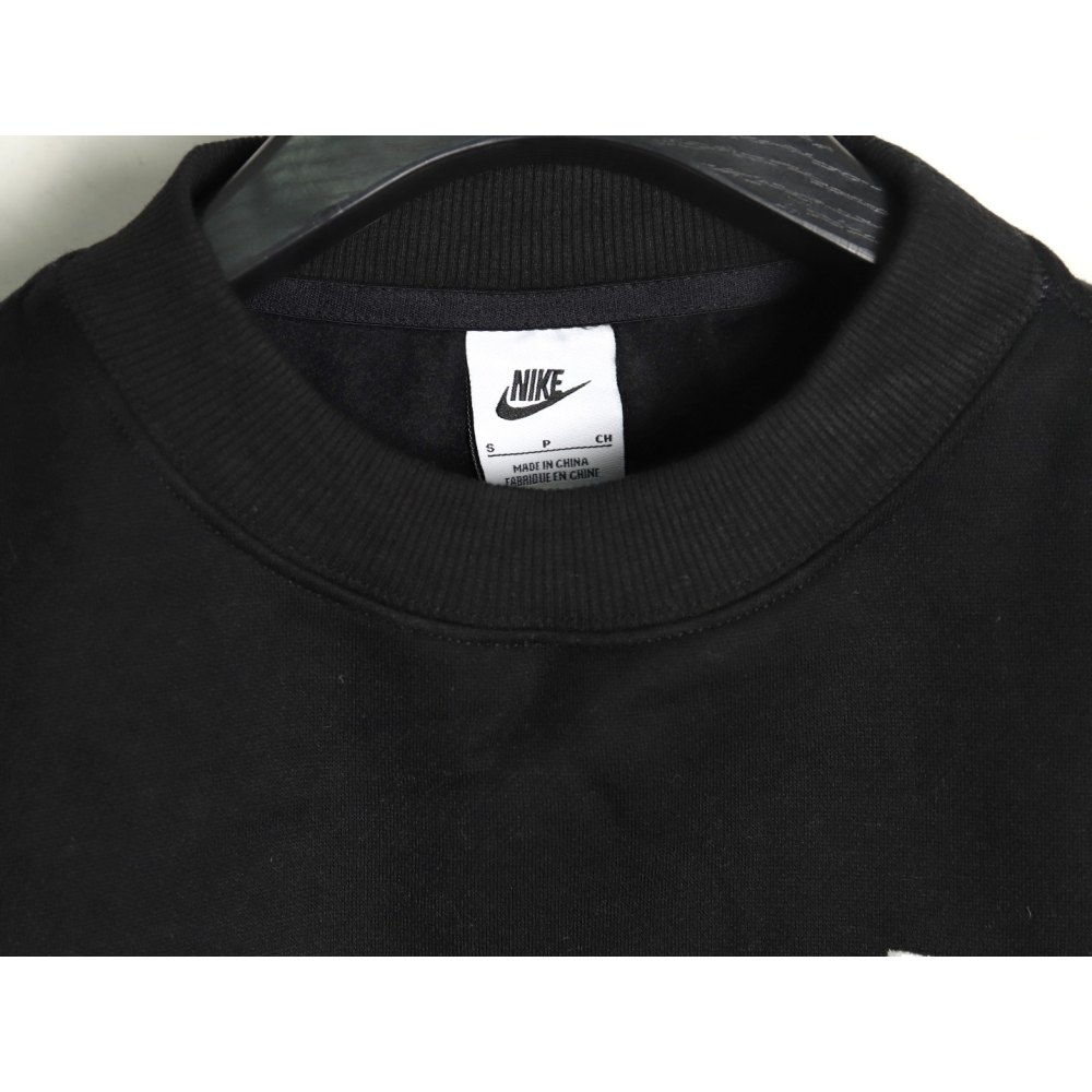Nike x Stussy Nike Stussy co-branded 23SS plush sweatshirt  Black