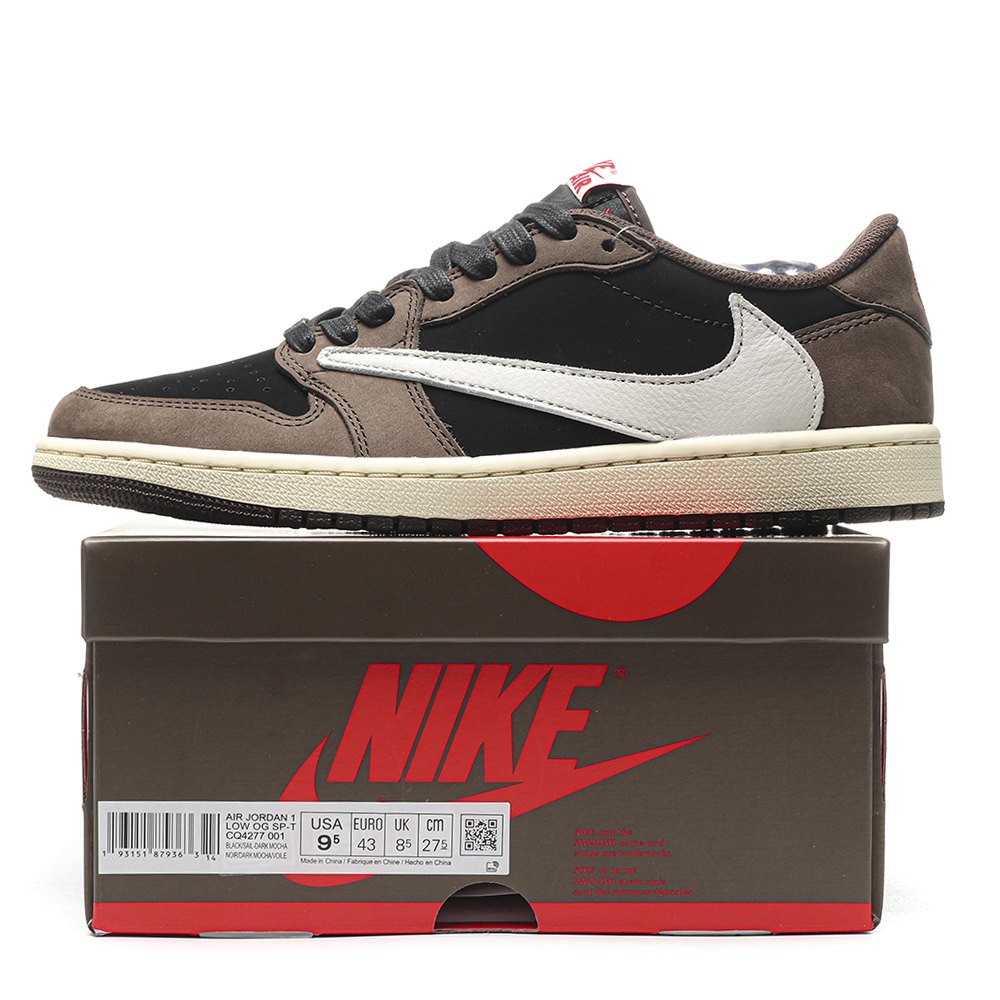 DD Jordan 1 Retro Low OG SP Travis Scott Mocha