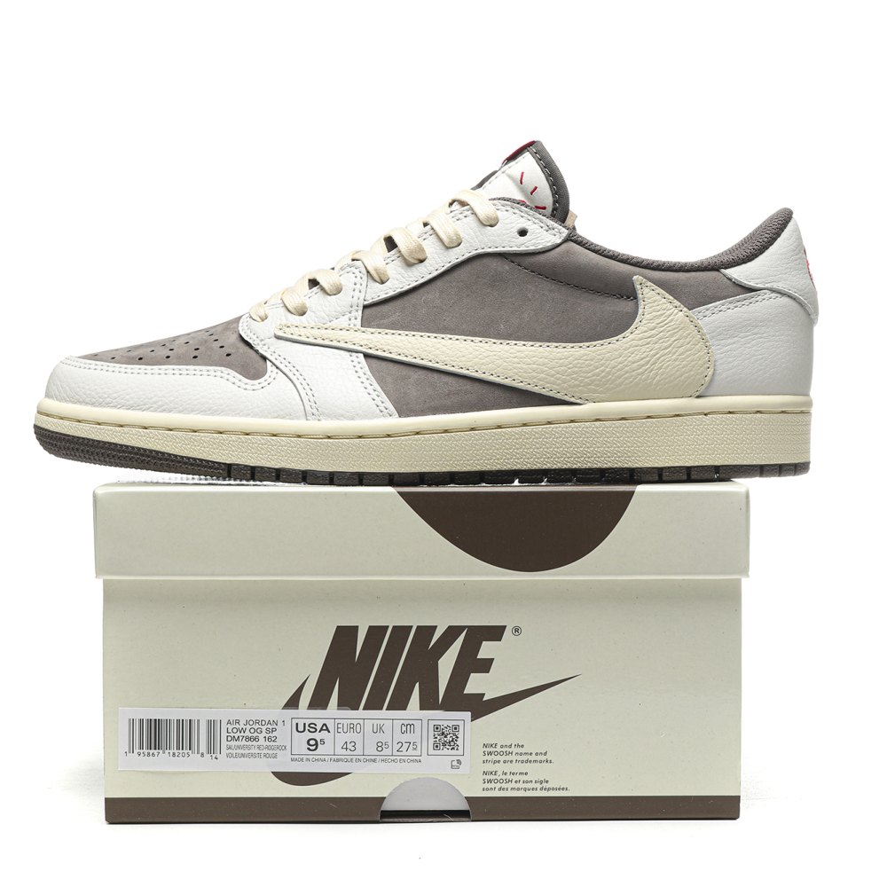 DD Jordan 1 Retro Low OG SP Travis Scott Reverse Mocha