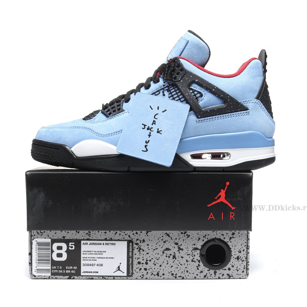 DD Jordan 4 Retro Travis Scott Cactus Jack
