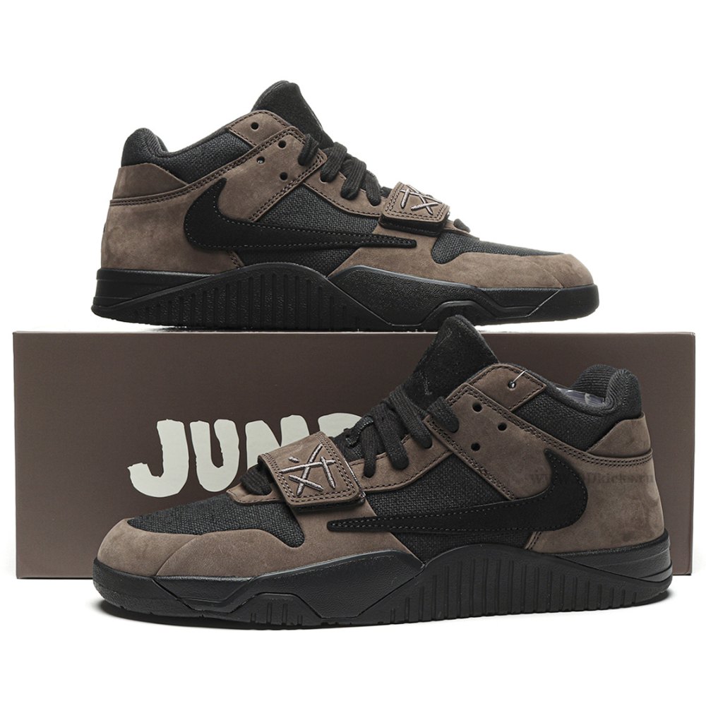 DD Travis Scott × Jumpman Jack TR  “Black Dark Mocha"