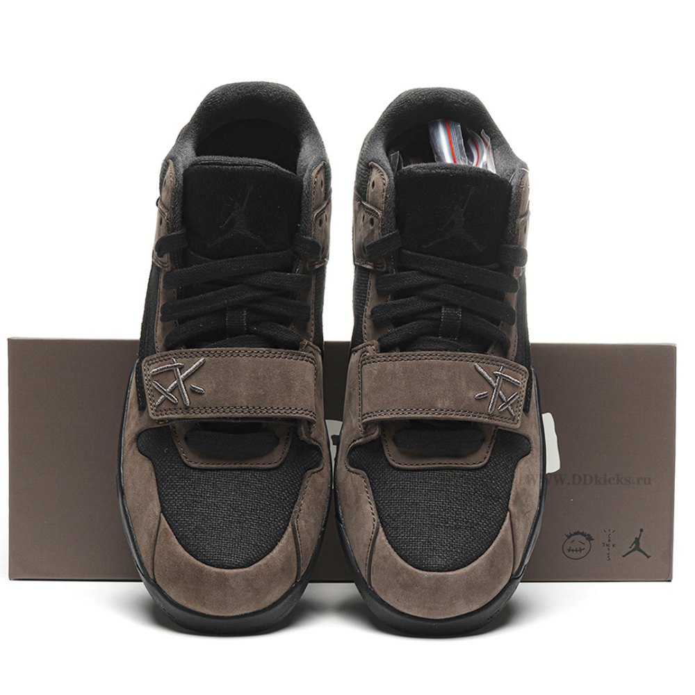 DD Travis Scott × Jumpman Jack TR  “Black Dark Mocha"