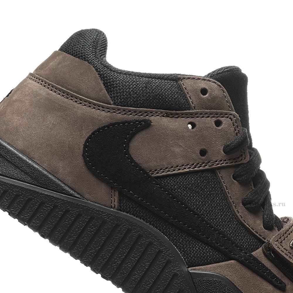 DD Travis Scott × Jumpman Jack TR  “Black Dark Mocha"