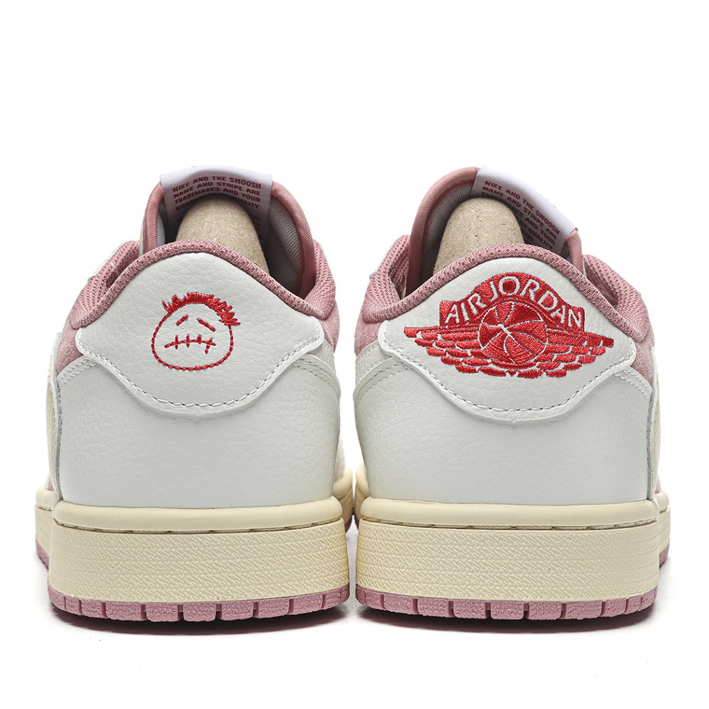 DD Travis Scott Air Jordan 1 Low OG SP Sail Shy Pink