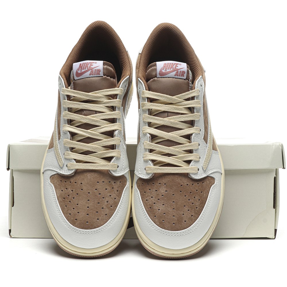 DD Travis Scott Air Jordan 1 Low OG SP Light Khaki