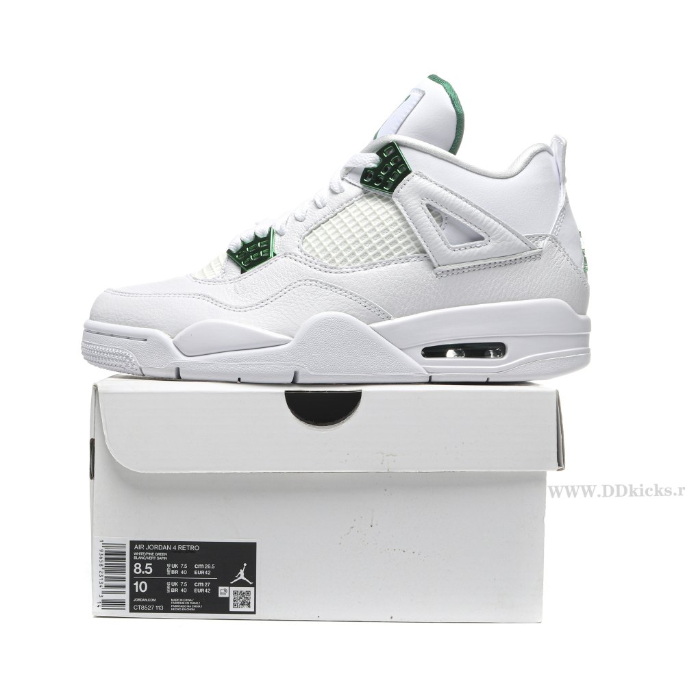 DD Jordan 4 Retro Metallic Green