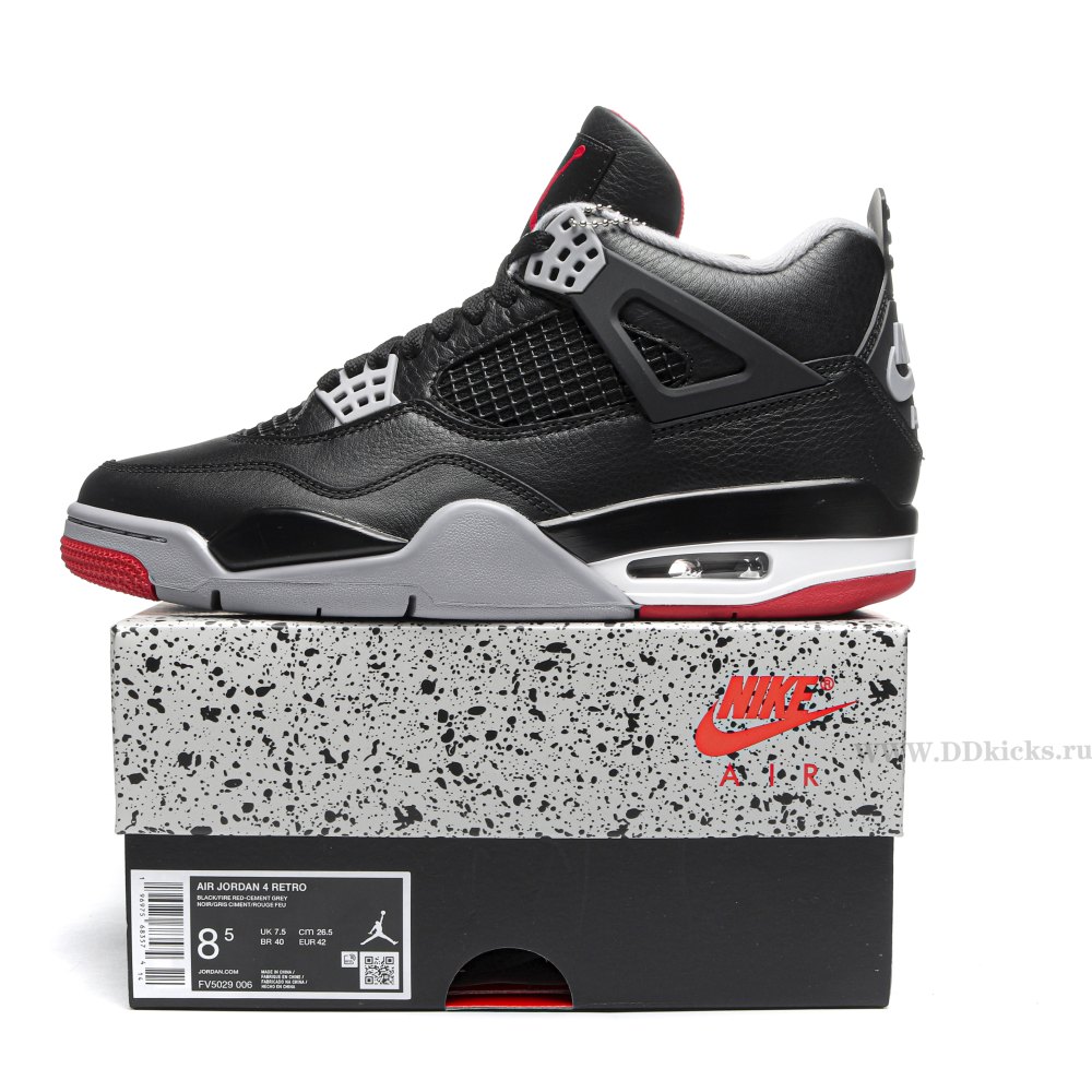 DD Jordan 4 Retro Bred Reimagined