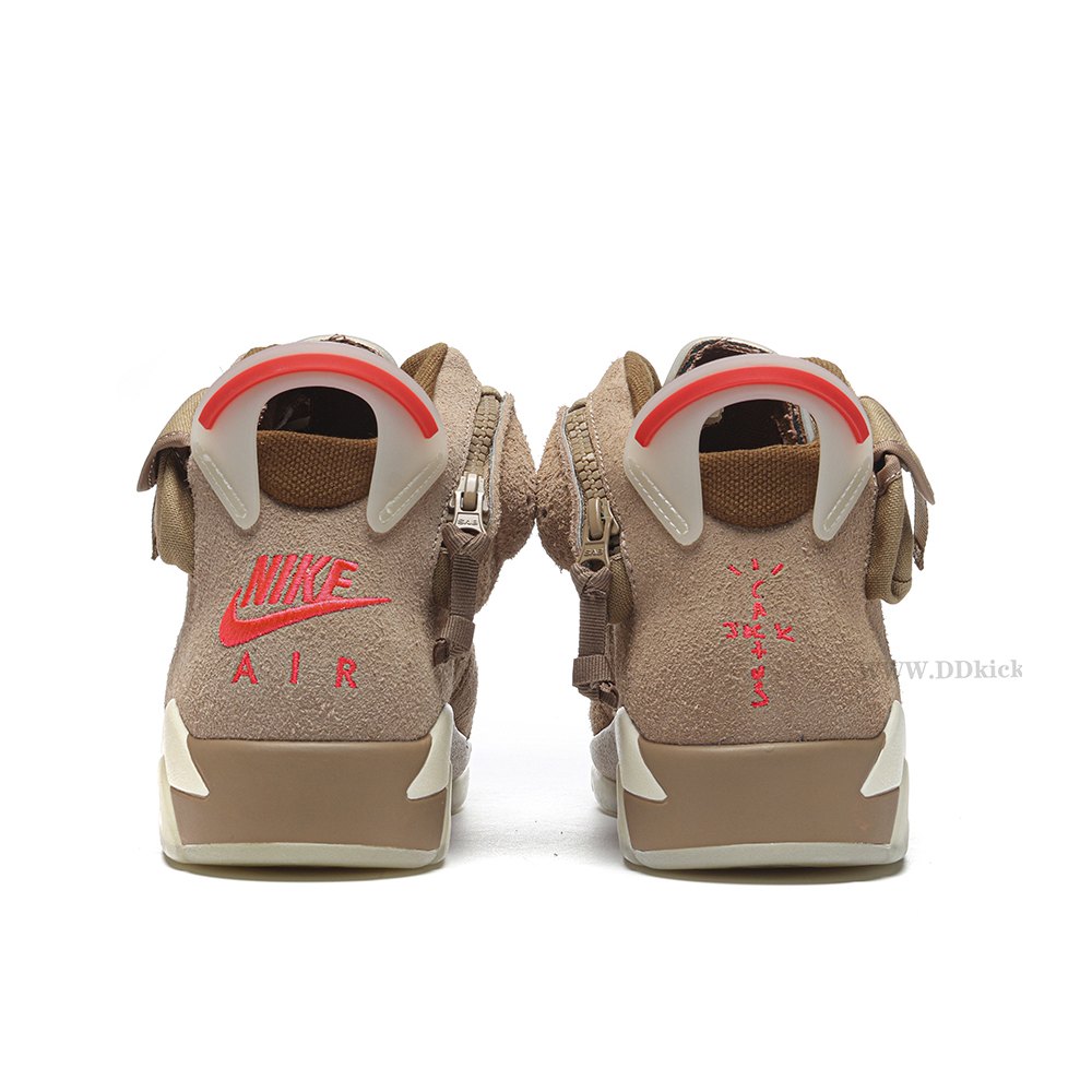DD Jordan 6 Retro Travis Scott British Khaki