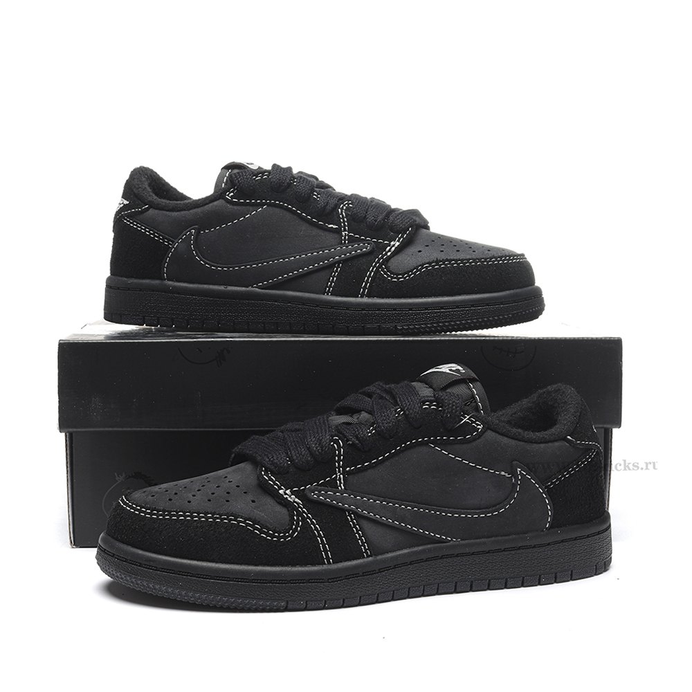 DD Jordan 1 Retro Low OG SP Travis Scott Black Phantom (PS)