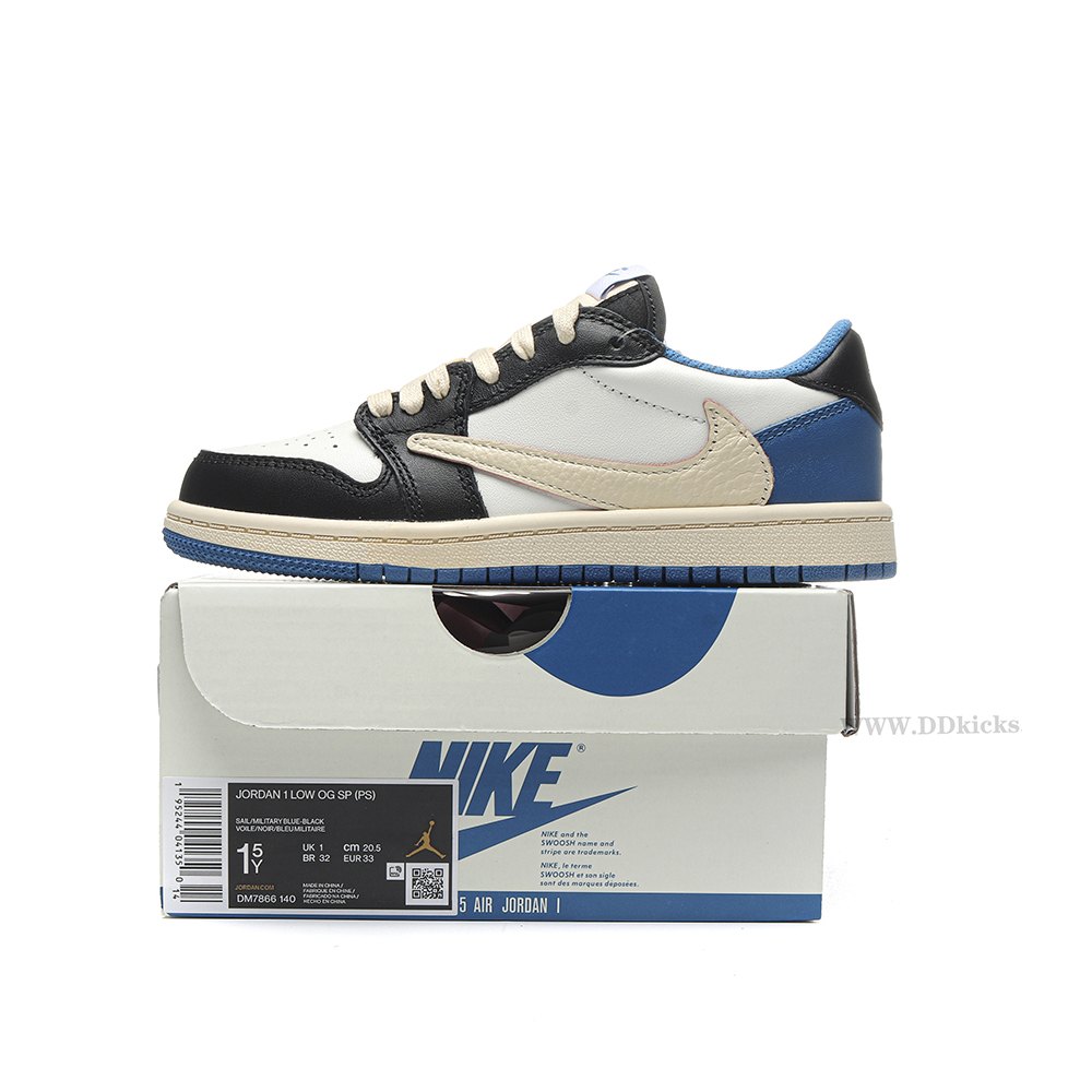 DD Jordan 1 Retro Low OG SP Fragment x Travis Scott(PS)