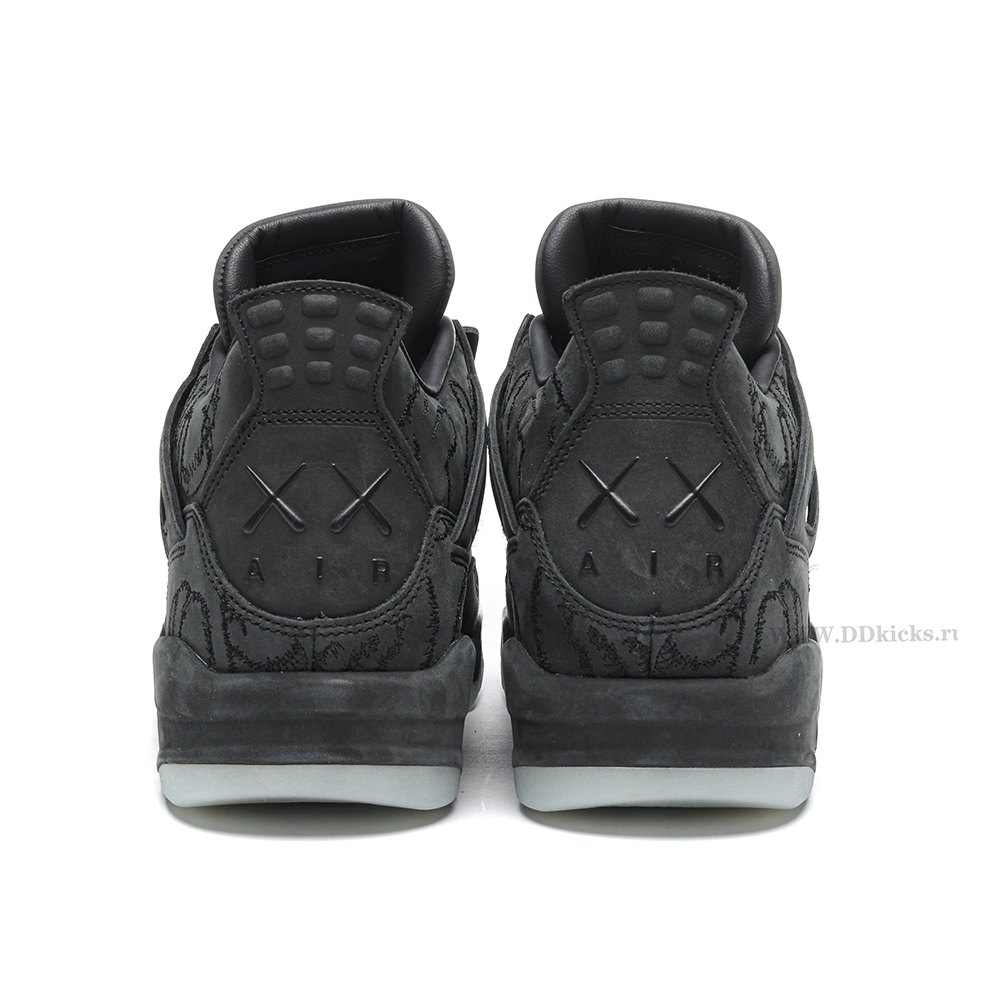 DD Jordan 4 Retro Kaws Black