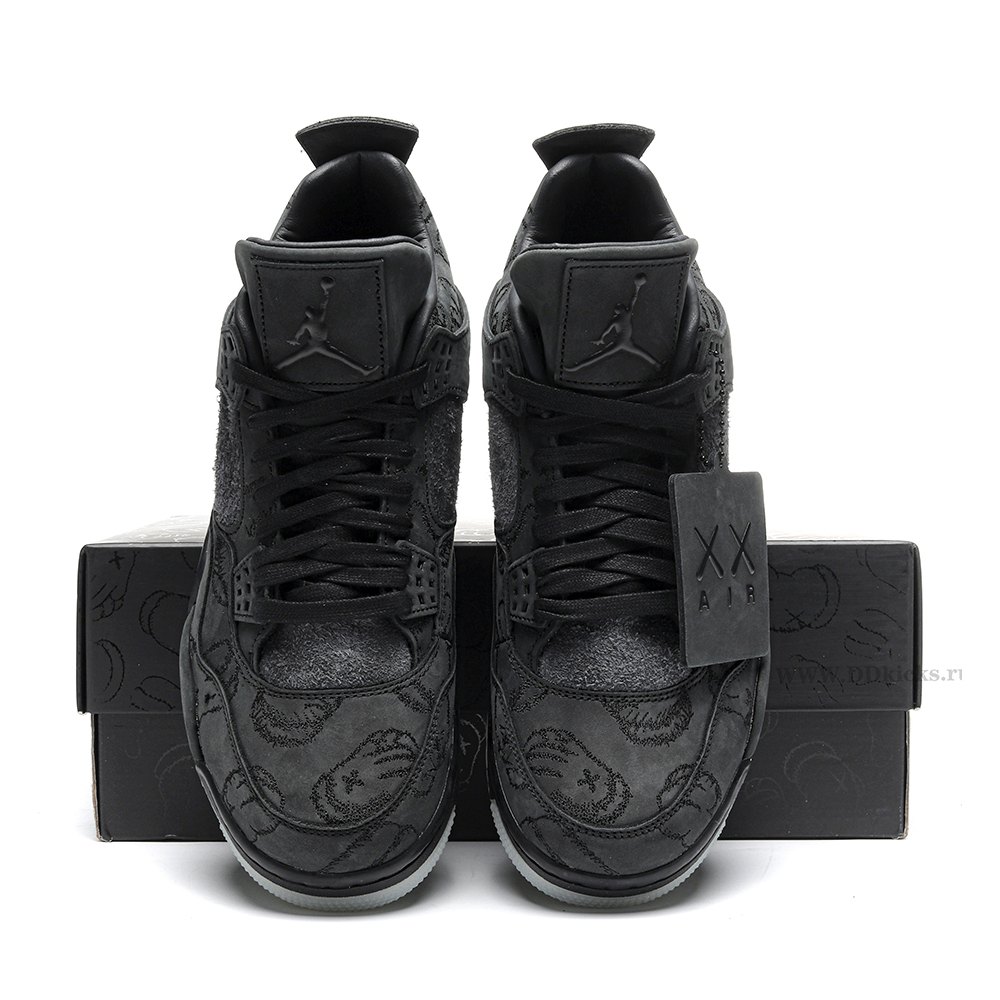 DD Jordan 4 Retro Kaws Black