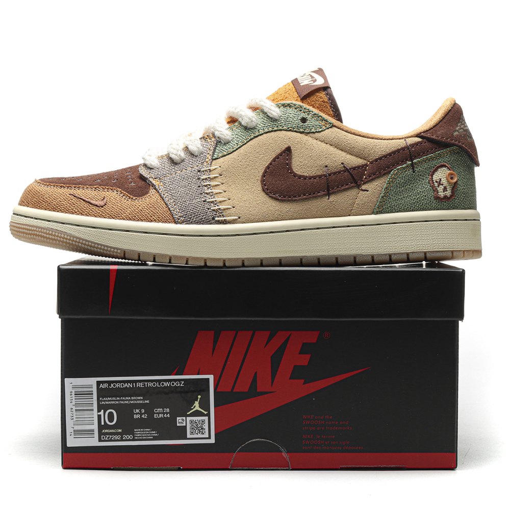 DD Air Jordan 1 Retro Low OG Zion Williamson Voodoo DZ7292-200