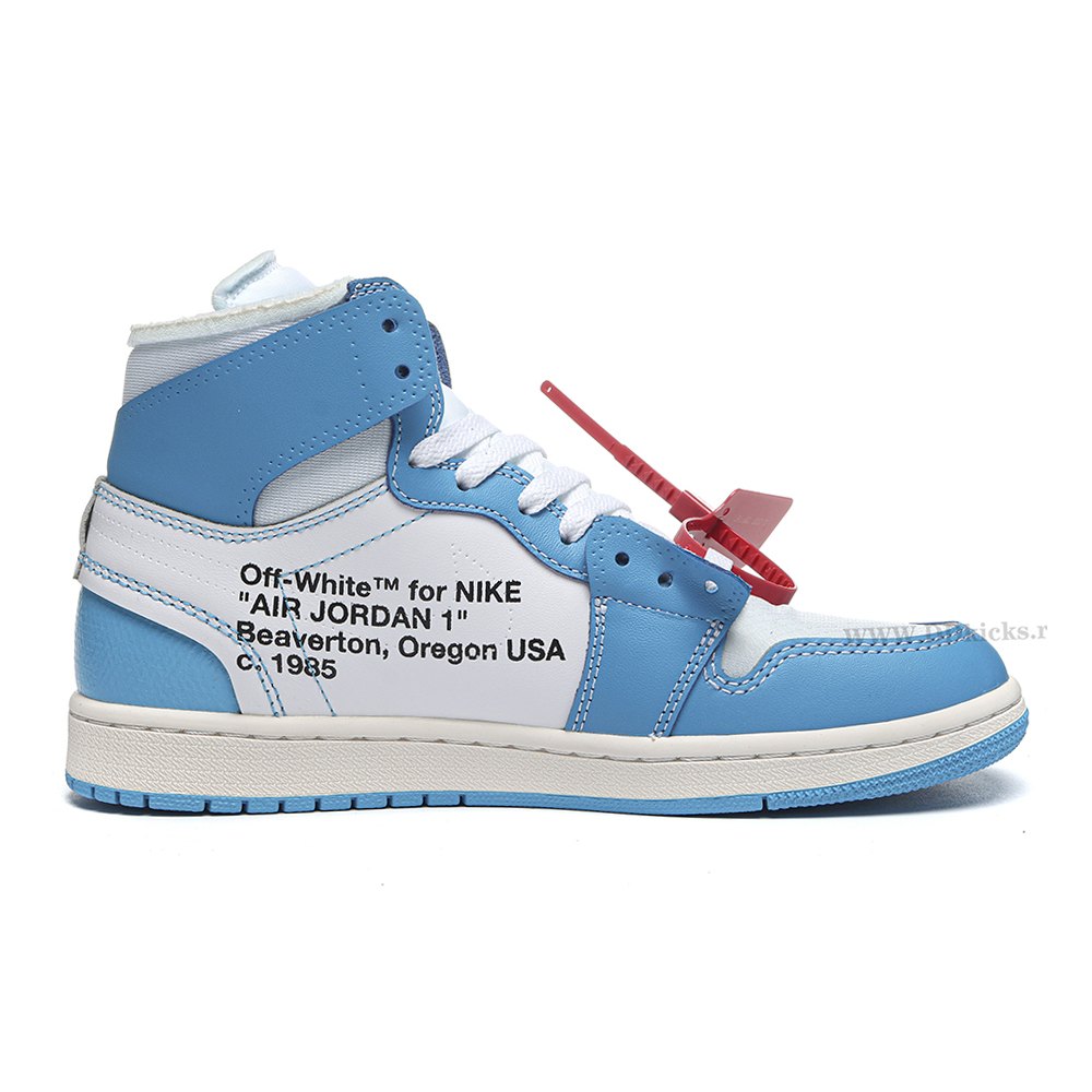 DD Jordan 1 Retro High Off-White University Blue