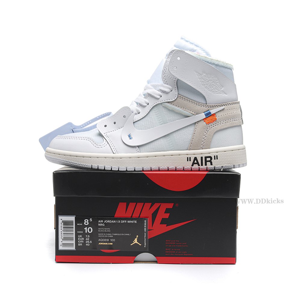 DD Jordan 1 Retro High Off-White Euro