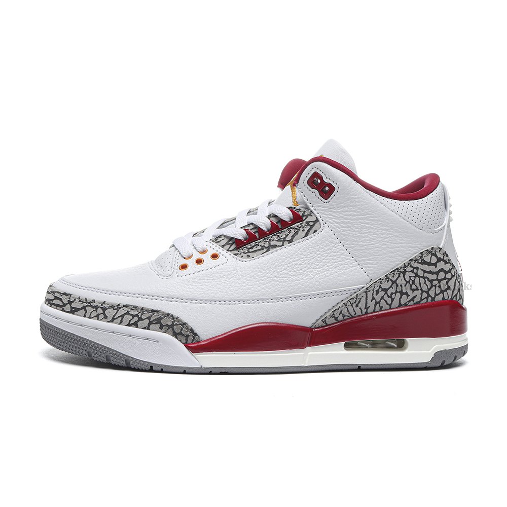 DD Jordan 3 Retro Cardinal Red