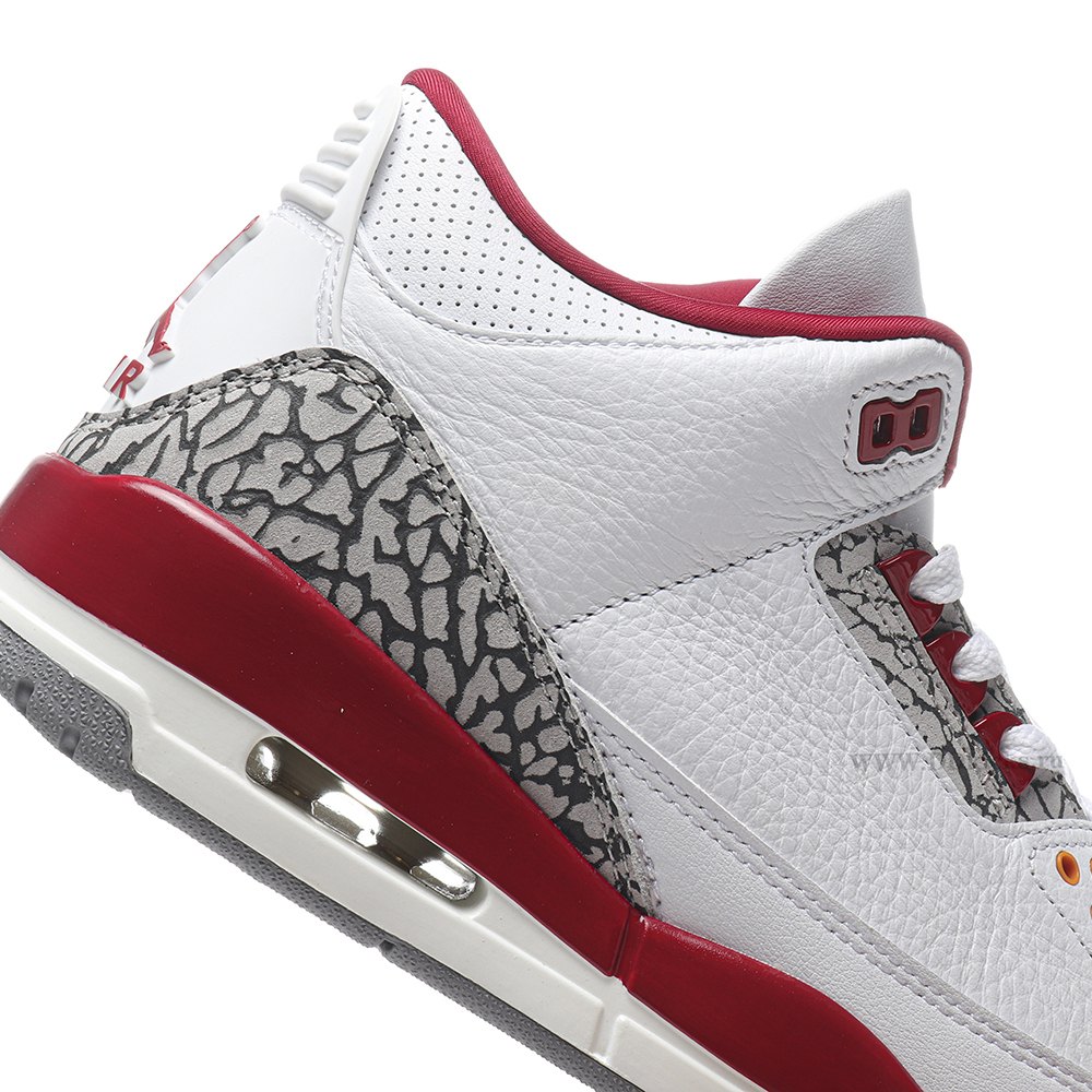 DD Jordan 3 Retro Cardinal Red