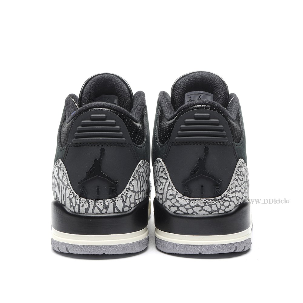 DD Jordan 3 Retro Off Noir (Women's)