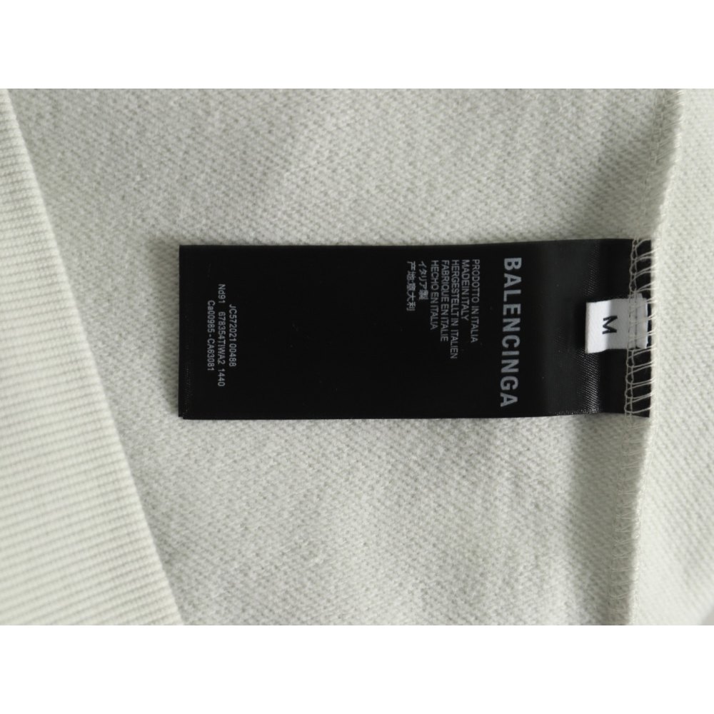 DDBale*ciaga Vogue Co-branded Back Beacon Digital Printed Hooded Sweatshirt