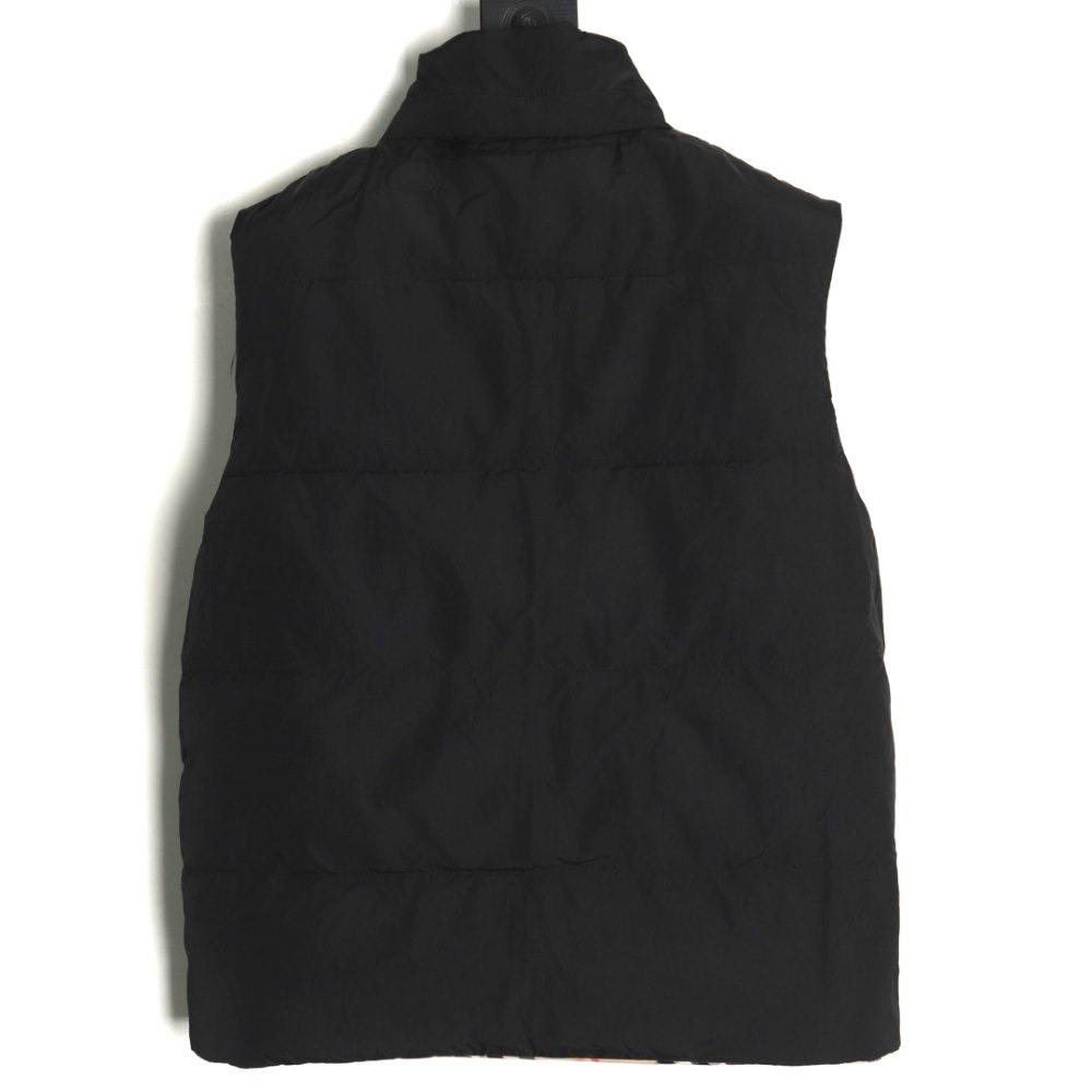 dd bur*berry bbr 24 Di*m*nd checkered down vest on both sides