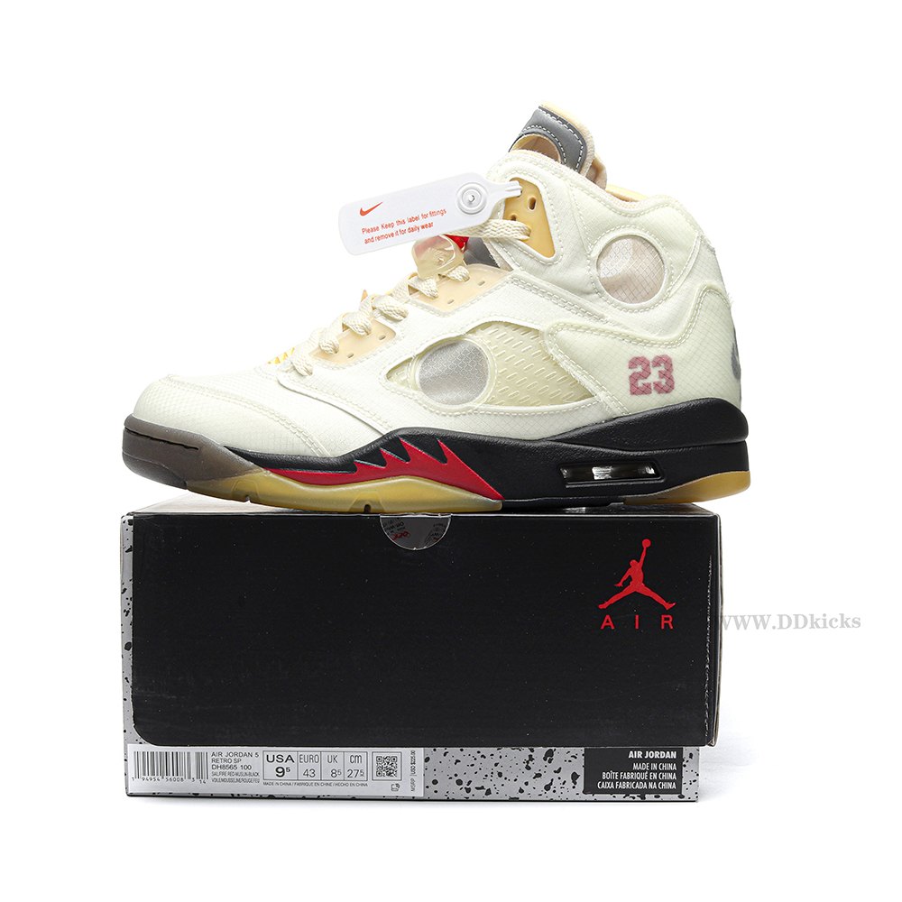 DD Jordan 5 Retro Off-White Sail