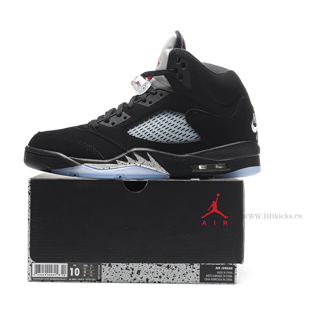 DD Jordan 5 Retro Black Metallic