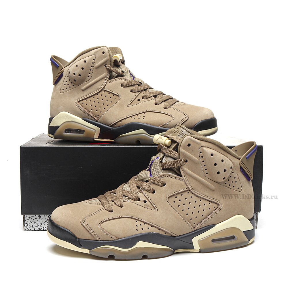 DD Jordan 6 Retro Gore-Tex Brown Kelp