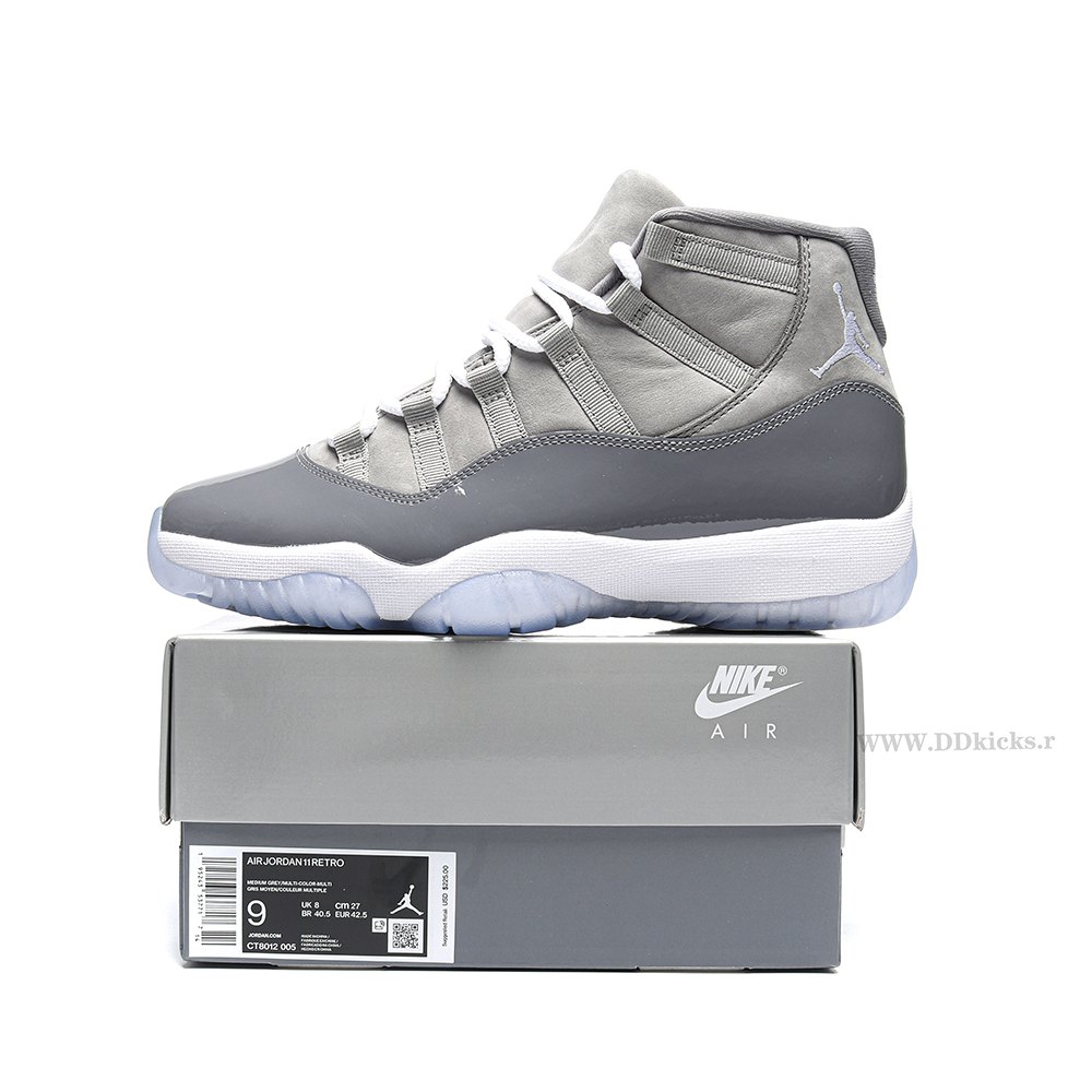 DD Jordan 11 Retro Cool Grey