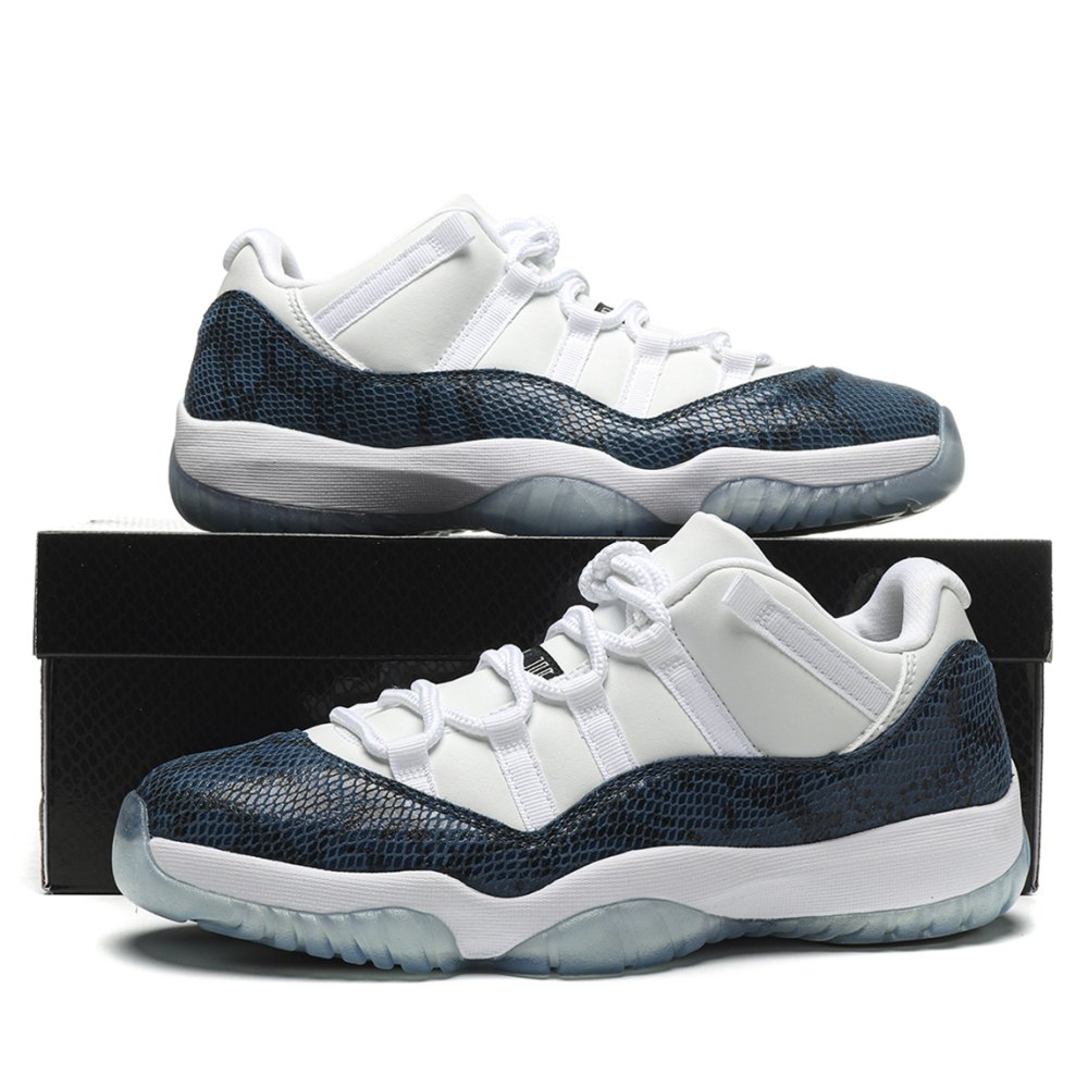 DD Jordan 11 Retro Low Snake Navy