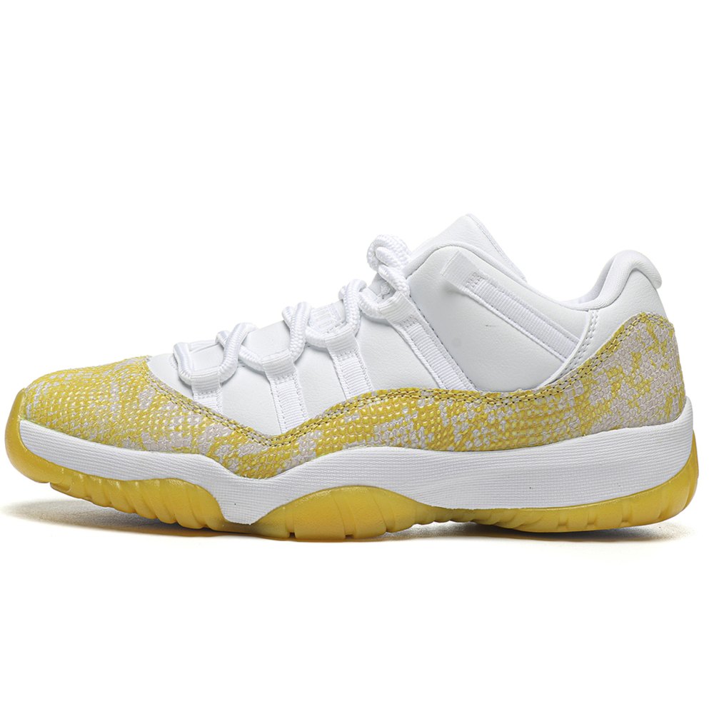 DD Jordan 11 Retro Low Yellow Snakeskin
