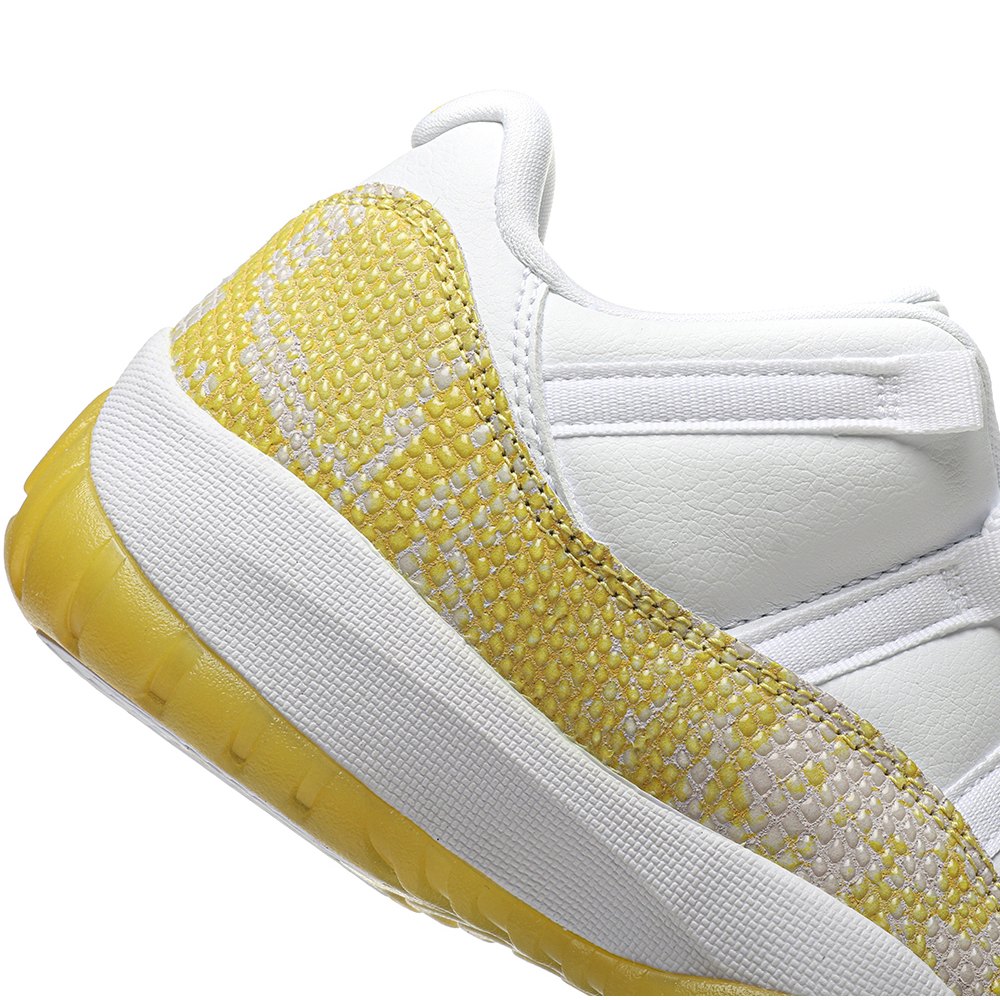 DD Jordan 11 Retro Low Yellow Snakeskin