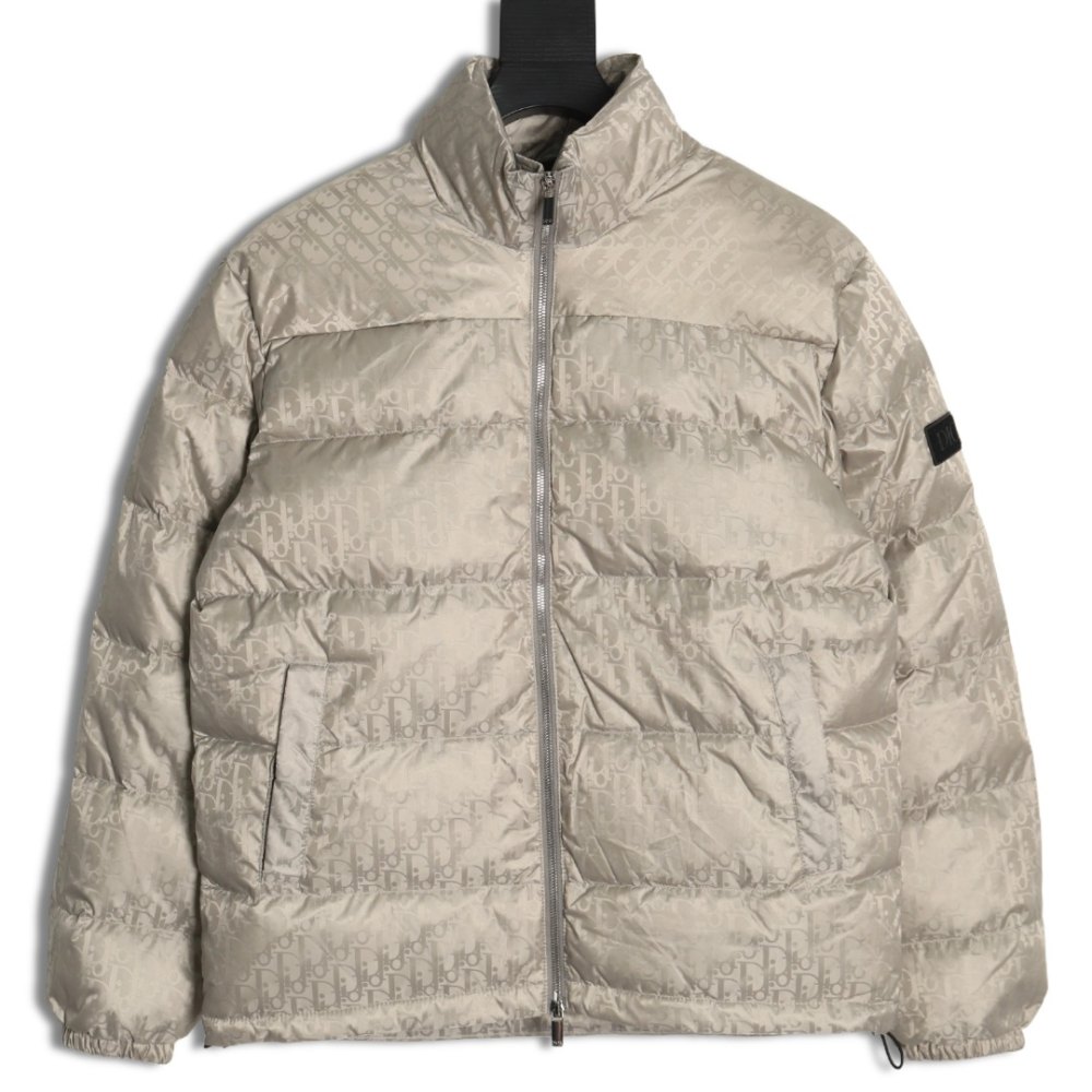 dd D*or D*or* full print dark pattern old flower down jacket