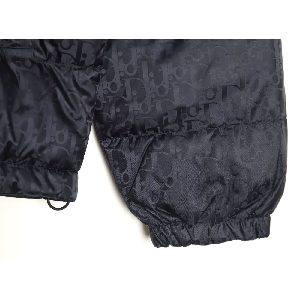 dd D*or D*or* full print dark pattern old flower down jacket dark blue