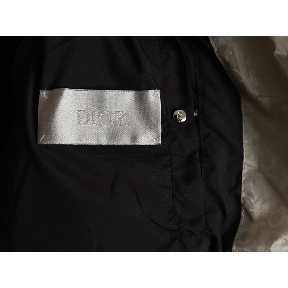 dd D*or D*or* full print dark pattern old flower down jacket