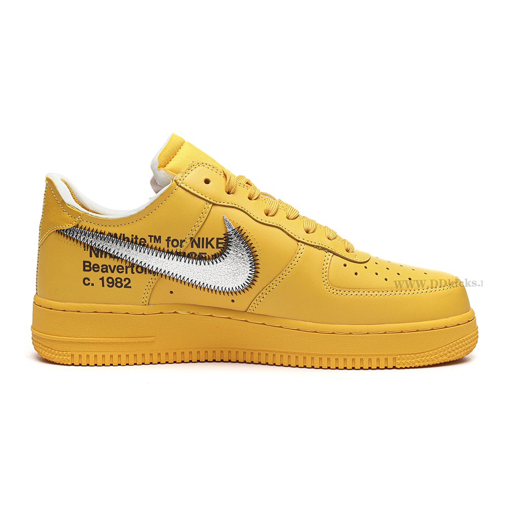 DD Nike Air Force 1 Low Off-White ICA University Gold