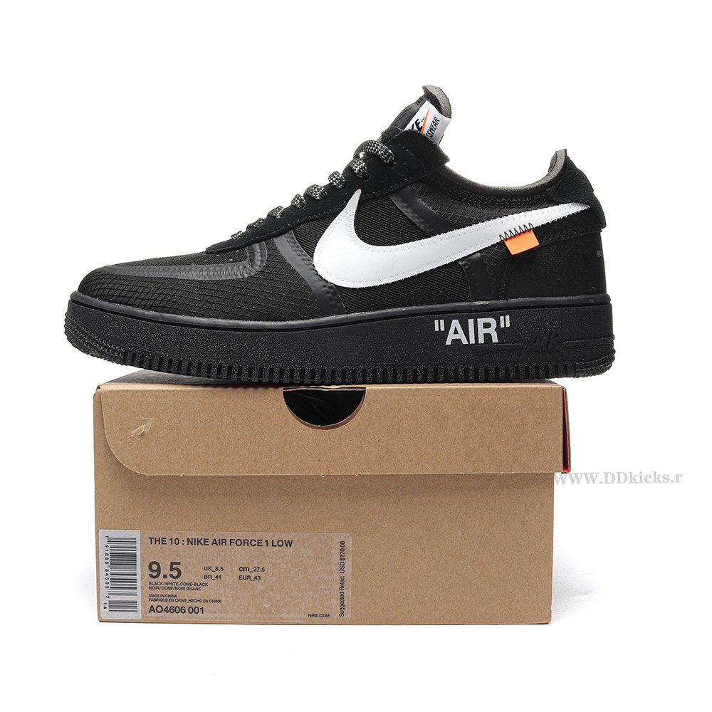 DD Nike Air Force 1 Low Off-White Black White
