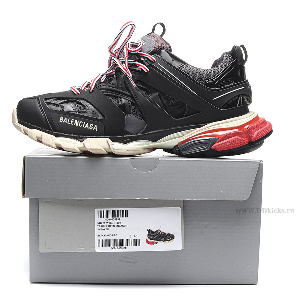 DD Ba1enci*ga Track Black Grey Red
