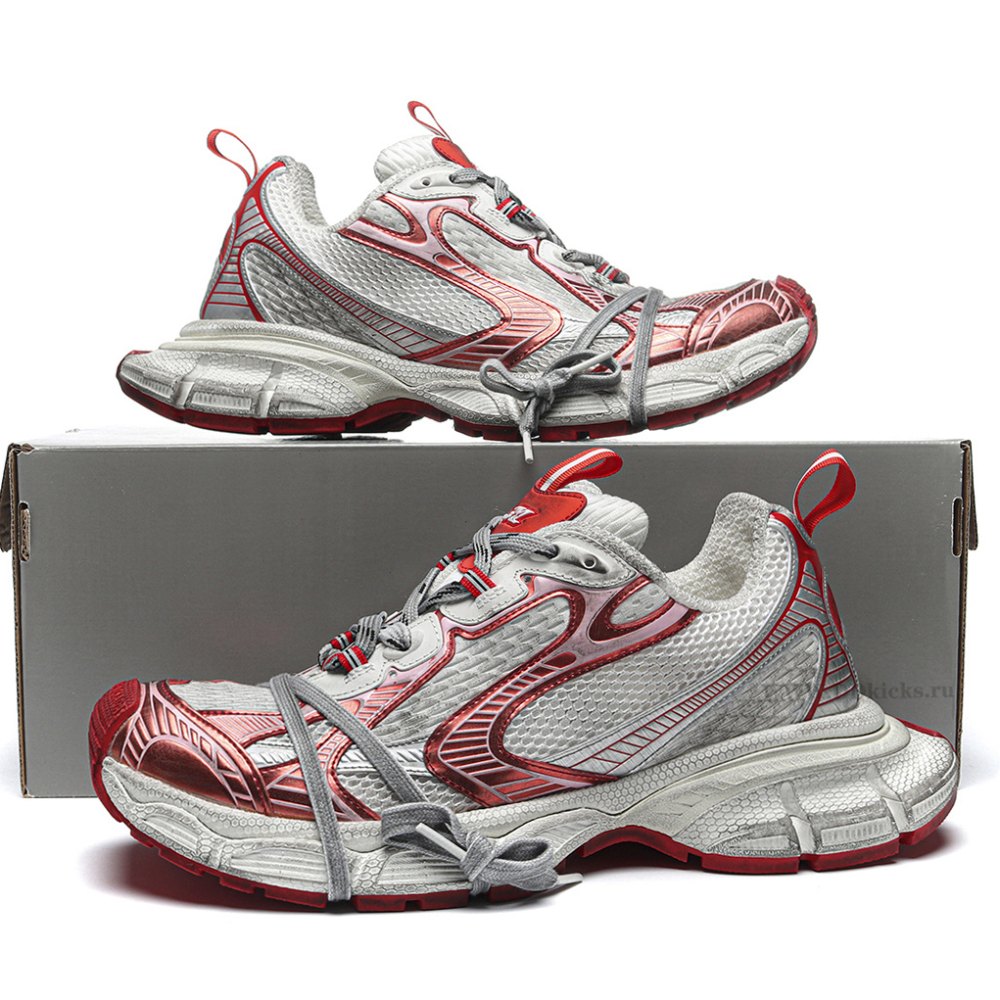 DD Ba1enci*ga 3XL White Red