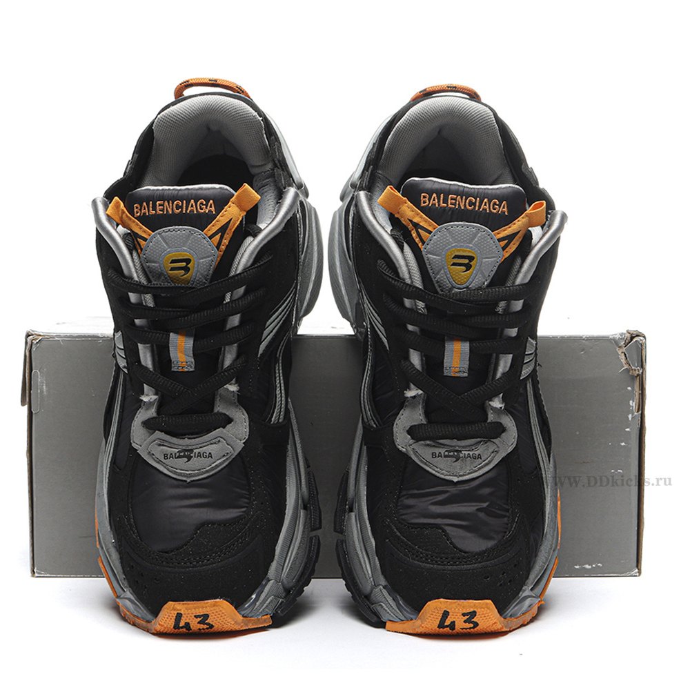 DD Ba1enci*ga Runner Black Grey Orange