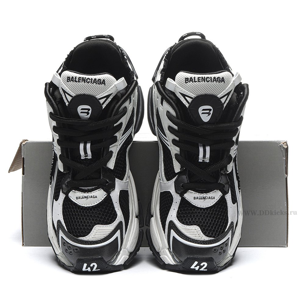 DD Ba1enci*ga Runner White Black White