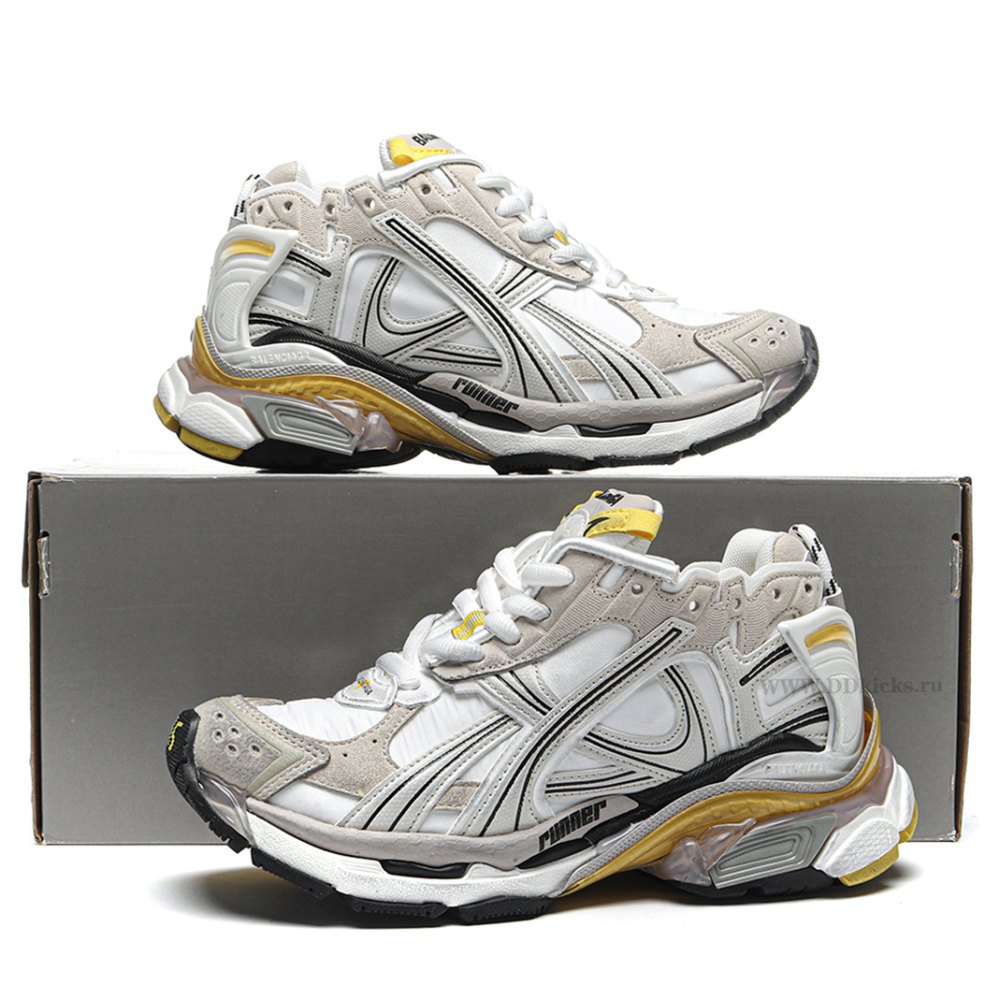 DD Ba1enci*ga Runner Beige Yellow Nylon/Suede