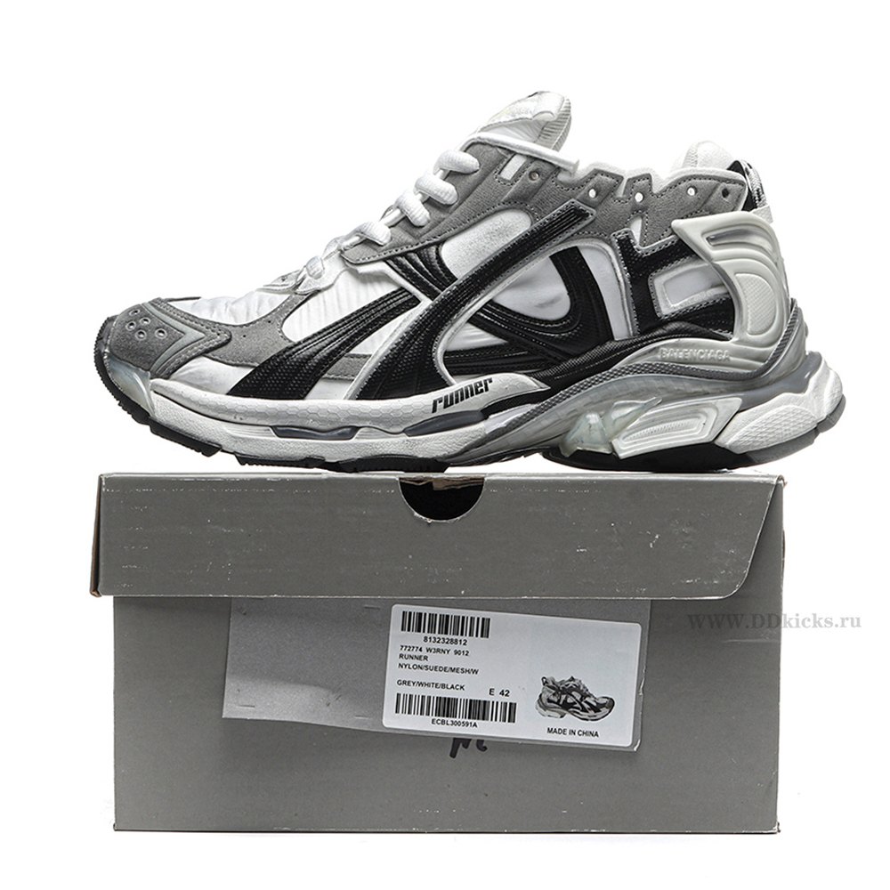 DD Ba1enci*ga Runner Grey White Black