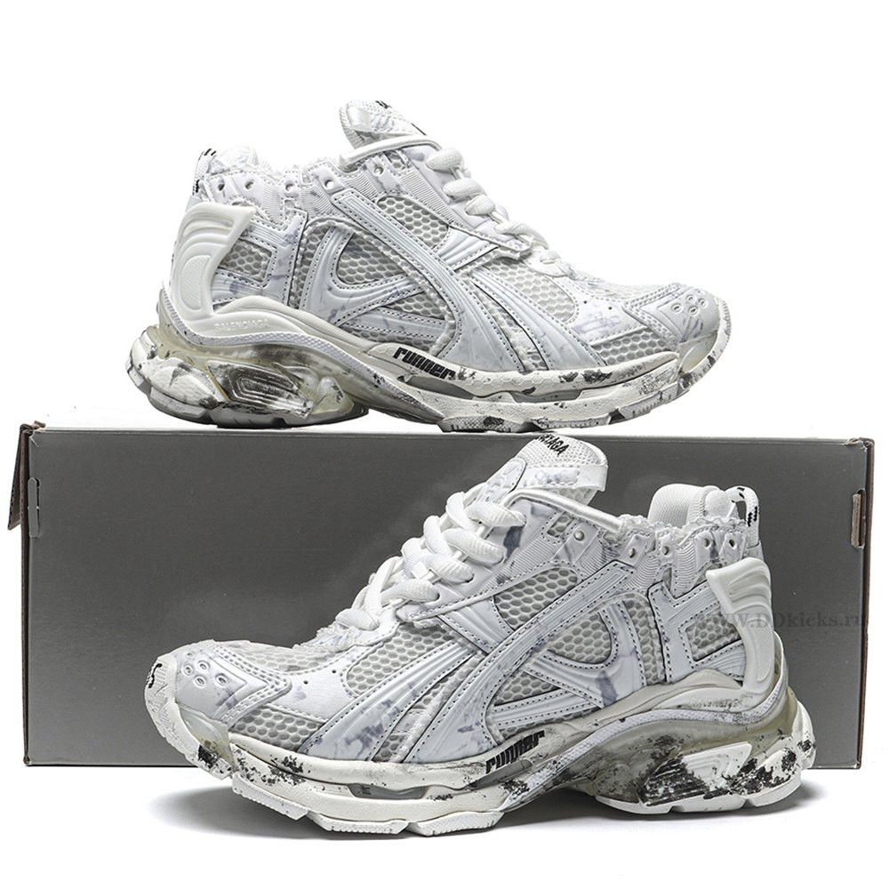 DD Ba1enci*ga Runner White Nylon