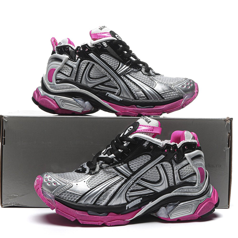 DD Ba1enci*ga Runner Black Silver Pink