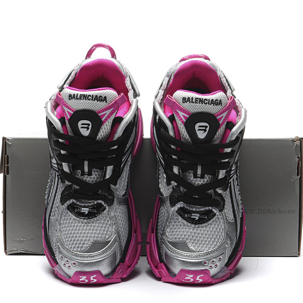 DD Ba1enci*ga Runner Black Silver Pink